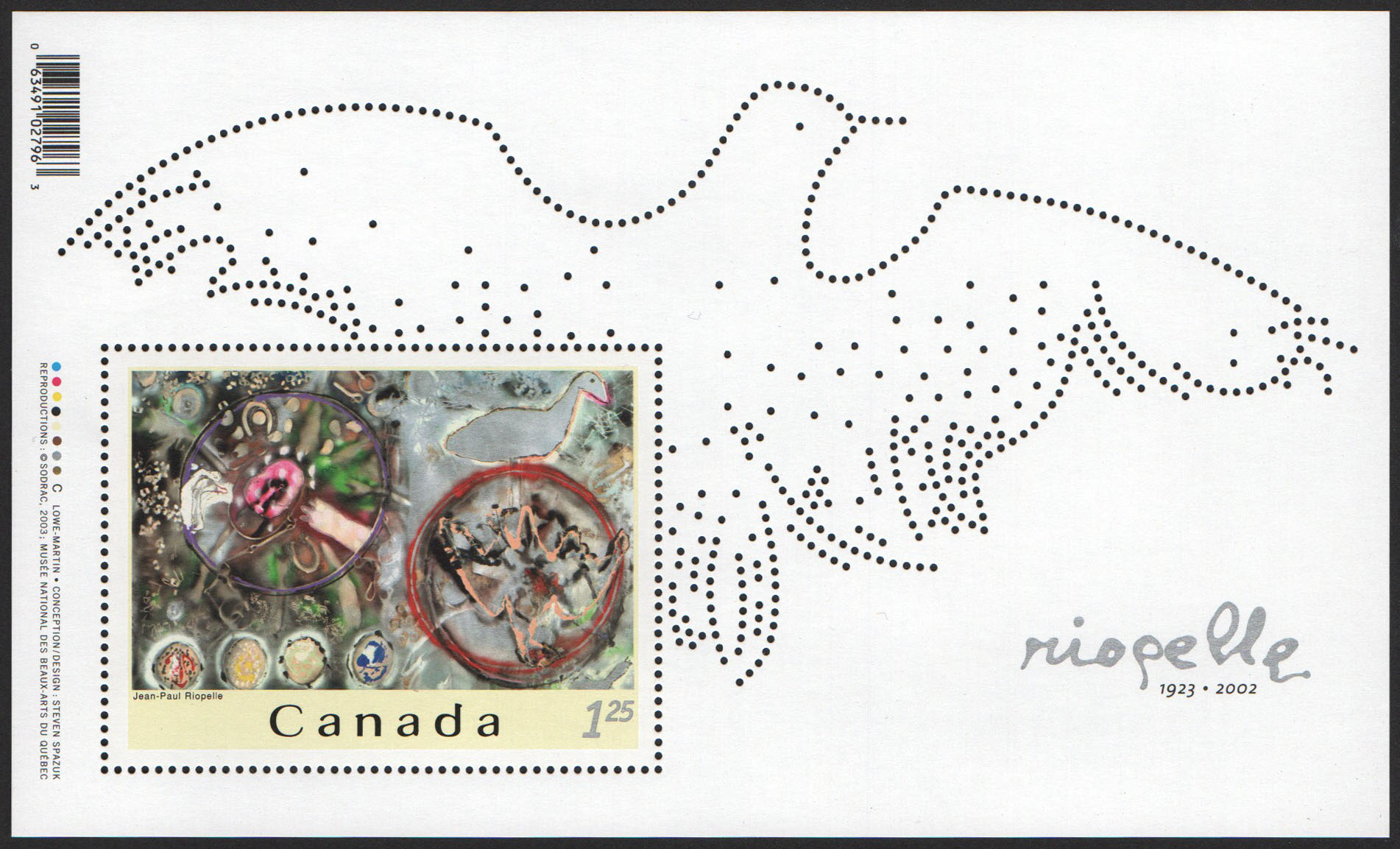 Canada Scott 2003ii MNH S/S (A1-16) - Click Image to Close